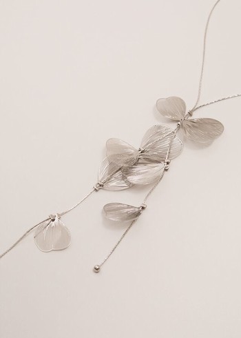 Phase Eight Petal Larriat Jewellery Silver Canada | WMEANJ-907